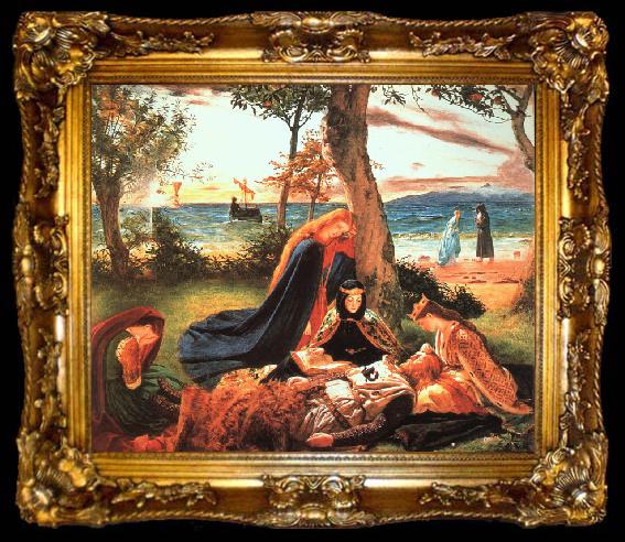 framed  James Archer The Death of King Arthur, ta009-2
